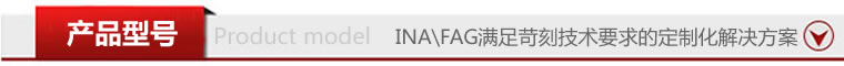 ina滑块导轨轴承RWU系列与产品型号