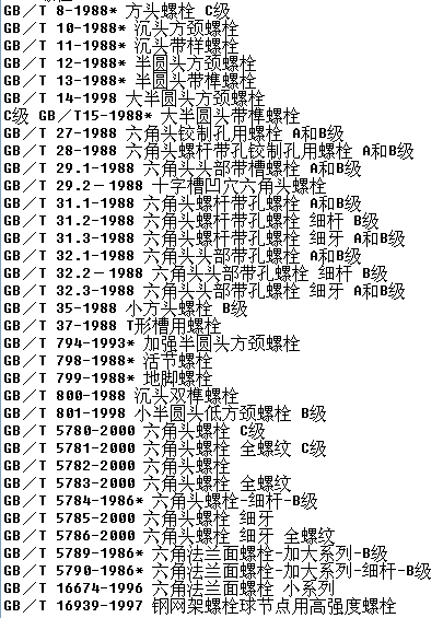 精密锁紧螺母参数图